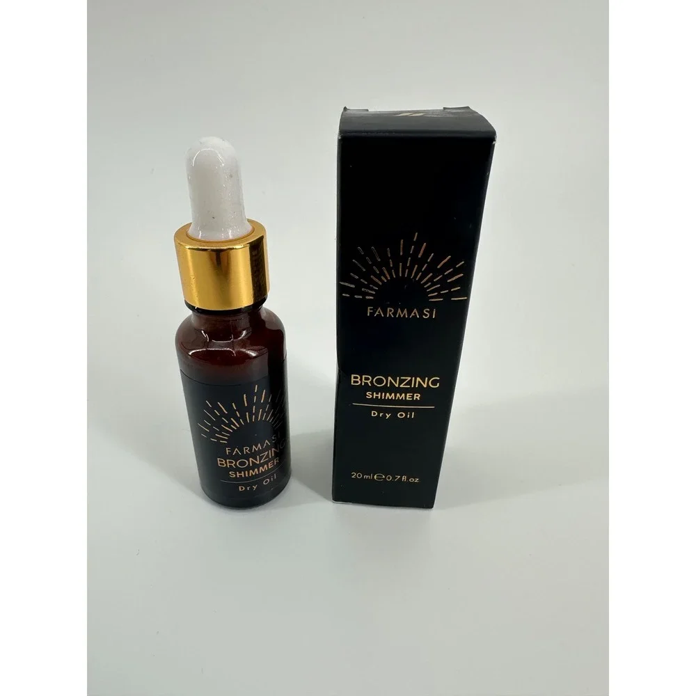 Farmasi Bronzing Shimmer Dry Oil 20ml Sun-Kissed Radiant Body Glow New in Box‎
